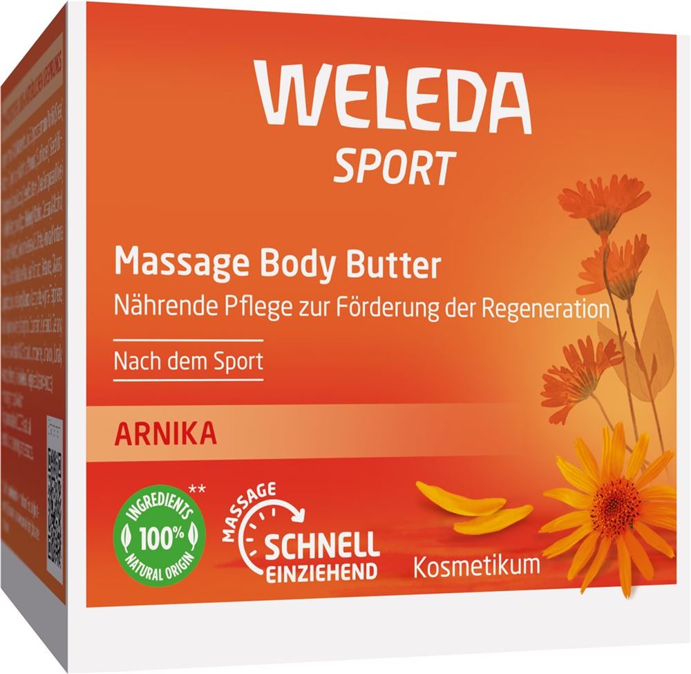 Weleda Sport Massage Body Butter Arnika Topf 150 ml
