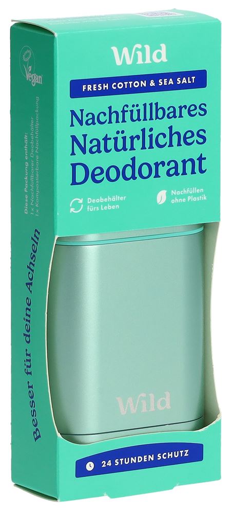 Wild Deodorant Starterset Stick Aqua + Fresh Cotton 40 g