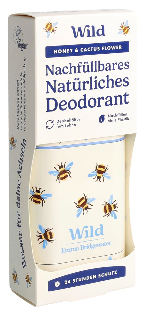 Wild Deodorant Starterset Stick Honey & Cactus Flower 40 g