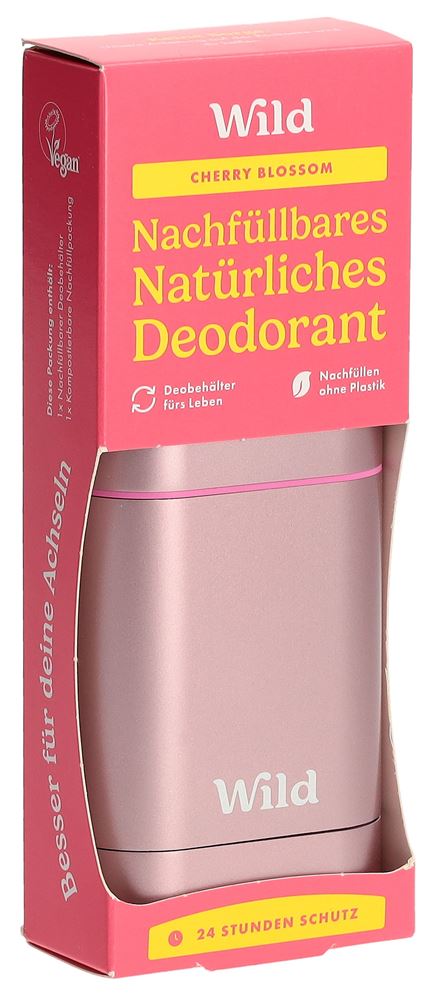 Wild Deodorant Stick Pink + Cherry Blossom Starterset 40 g