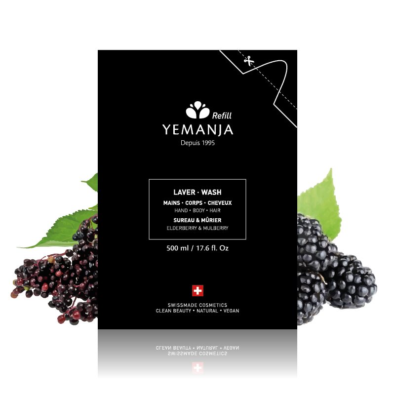 Yemanja Waschen Holunder & Brombeere Refill Btl 500 ml