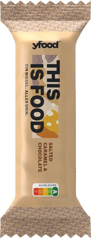 YFood High-Protein Riegel Salted Caramel & Chocolate 60 g