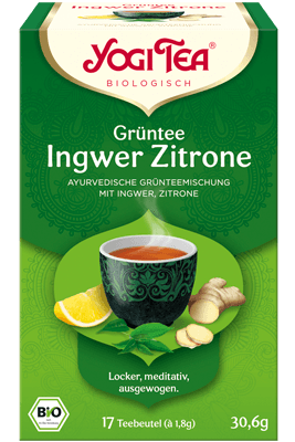 Yogi Tea Grüntee Ingwer Zitrone 17 Beutel 1.8 G