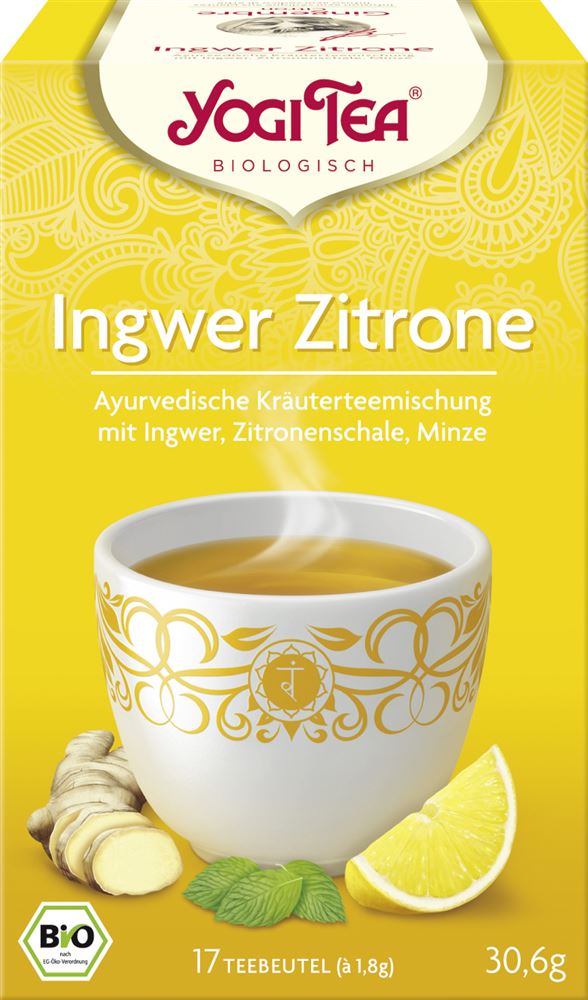Yogi Tea Ingwer Zitrone Tee 17 Beutel 1.8 G