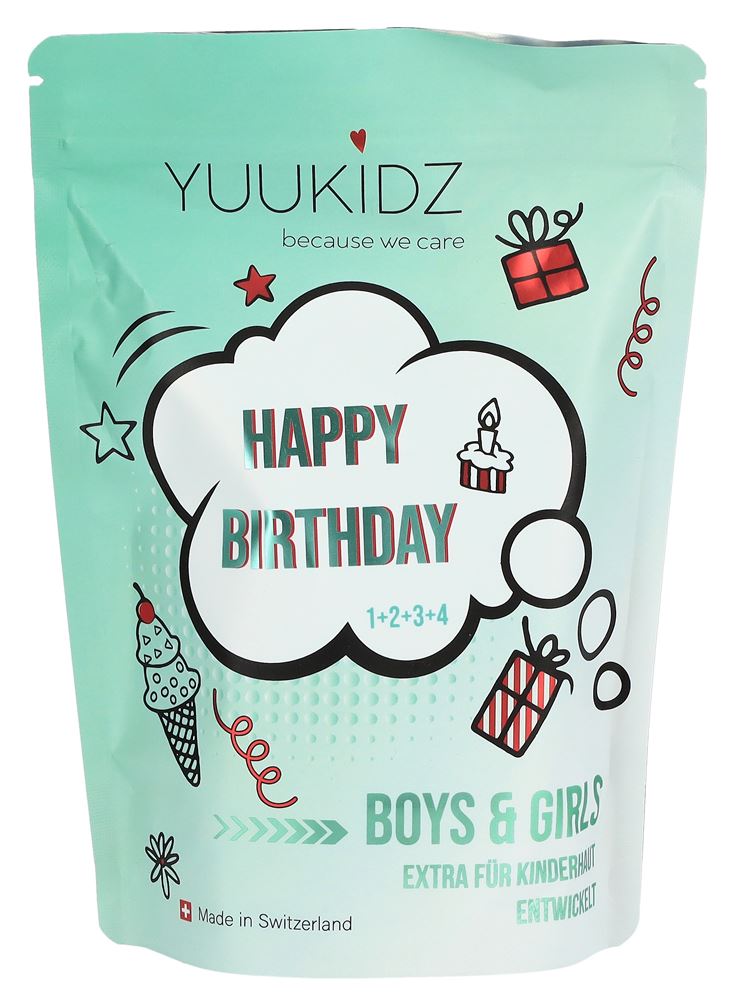 Yuukidz Set Happy Birthday 4 Stück
