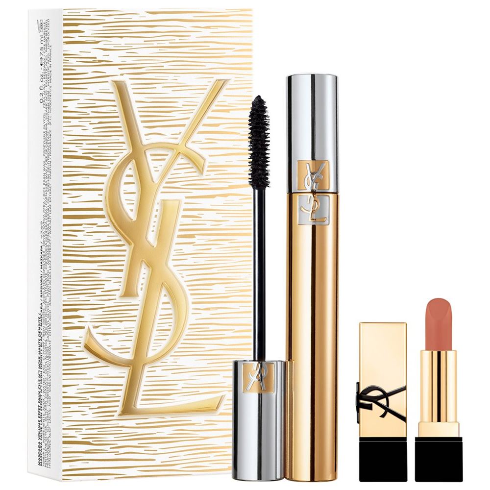 Yves Saint Laurent Mascara Volume Effet Faux Cils + Mini Rouge Pur Couture NN Hol 25