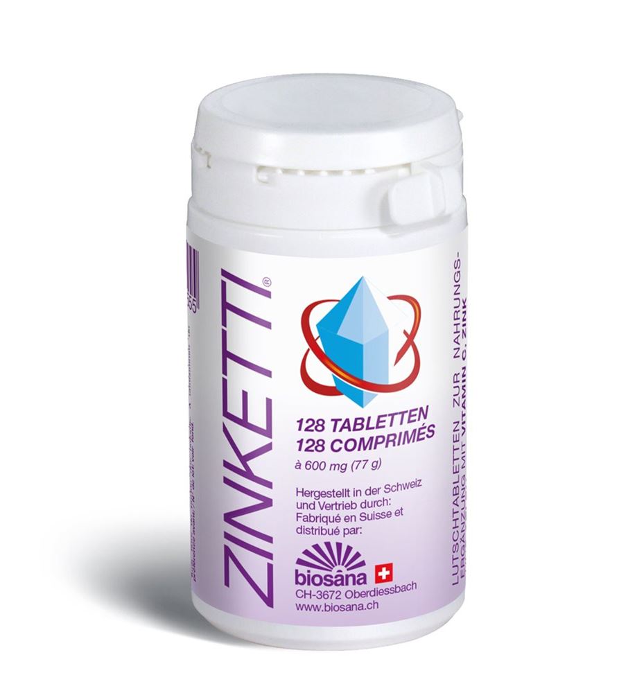 Biosana Zinketti Tabletten Ds 128 Stück