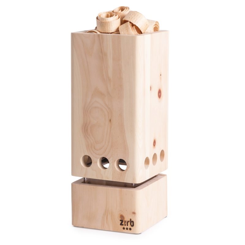 zirb Raumlüfter inklusive Zirb Öl und Locken