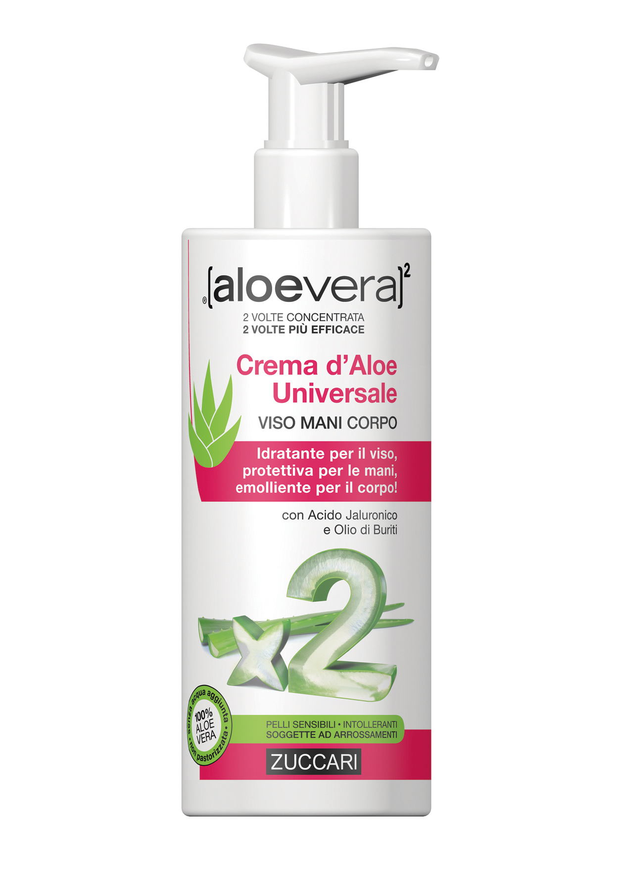 Zuccari Crema Universale d'Aloe Disp 300 ml