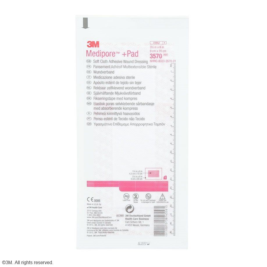 MEDIPORE 10x20cm Wundkissen 5x15.5cm 25 Stk