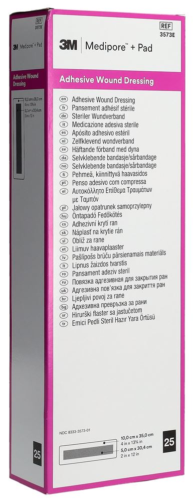 MEDIPORE 10x35cm compresse 5x30cm 25 pce