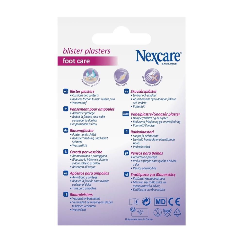 NEXCARE pansements ampoules