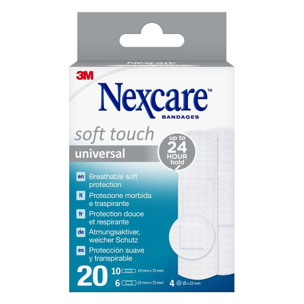 NEXCARE pansements soft touch universel