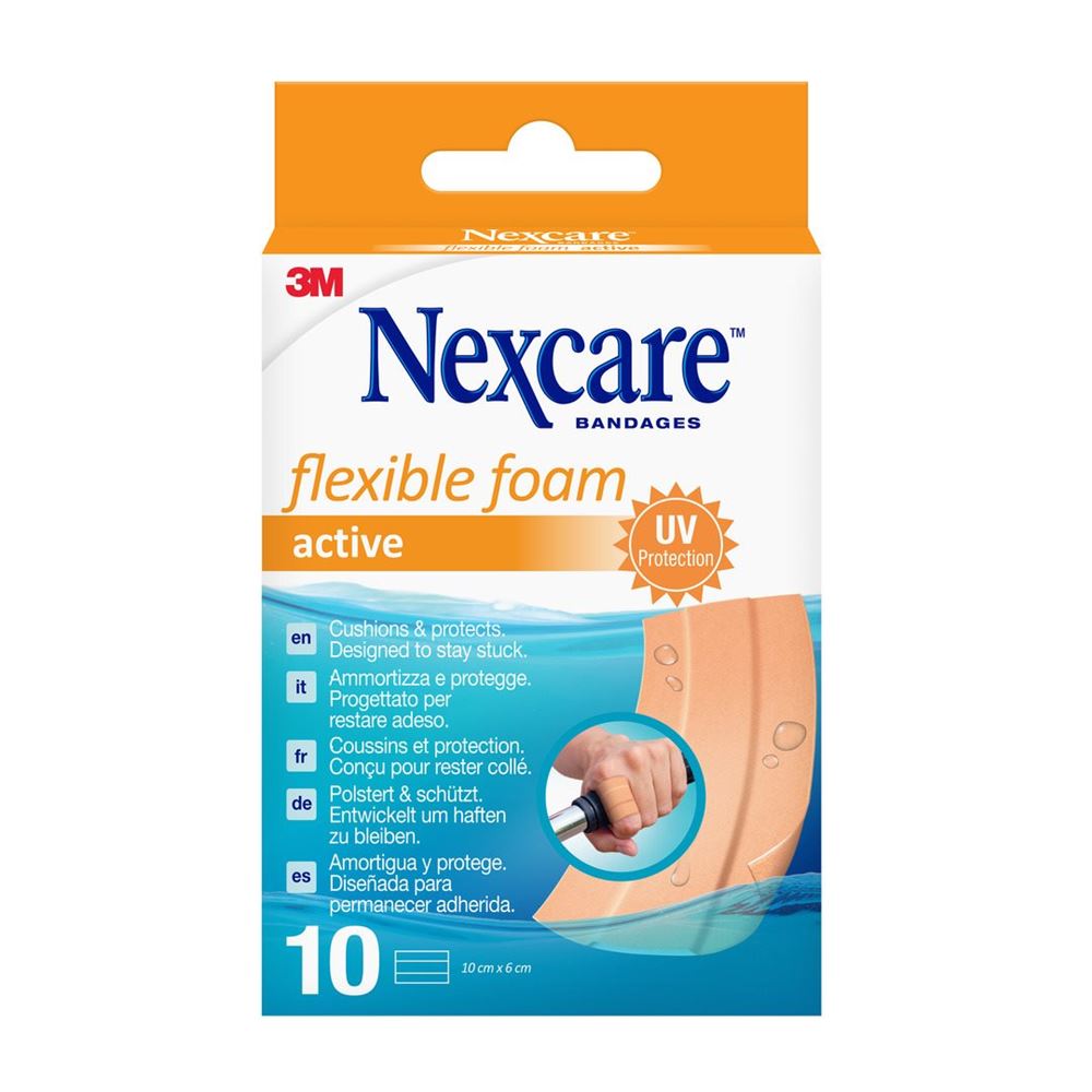 NEXCARE Pflaster Flexible Foam Active Bands