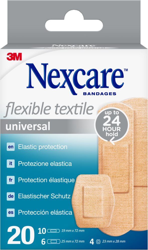 NEXCARE Pflaster Flexible Textile Universal, Hauptbild