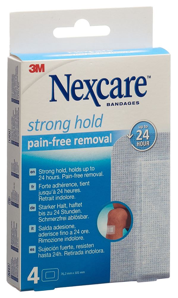 NEXCARE Strong Hold Pads Pain Free Removal