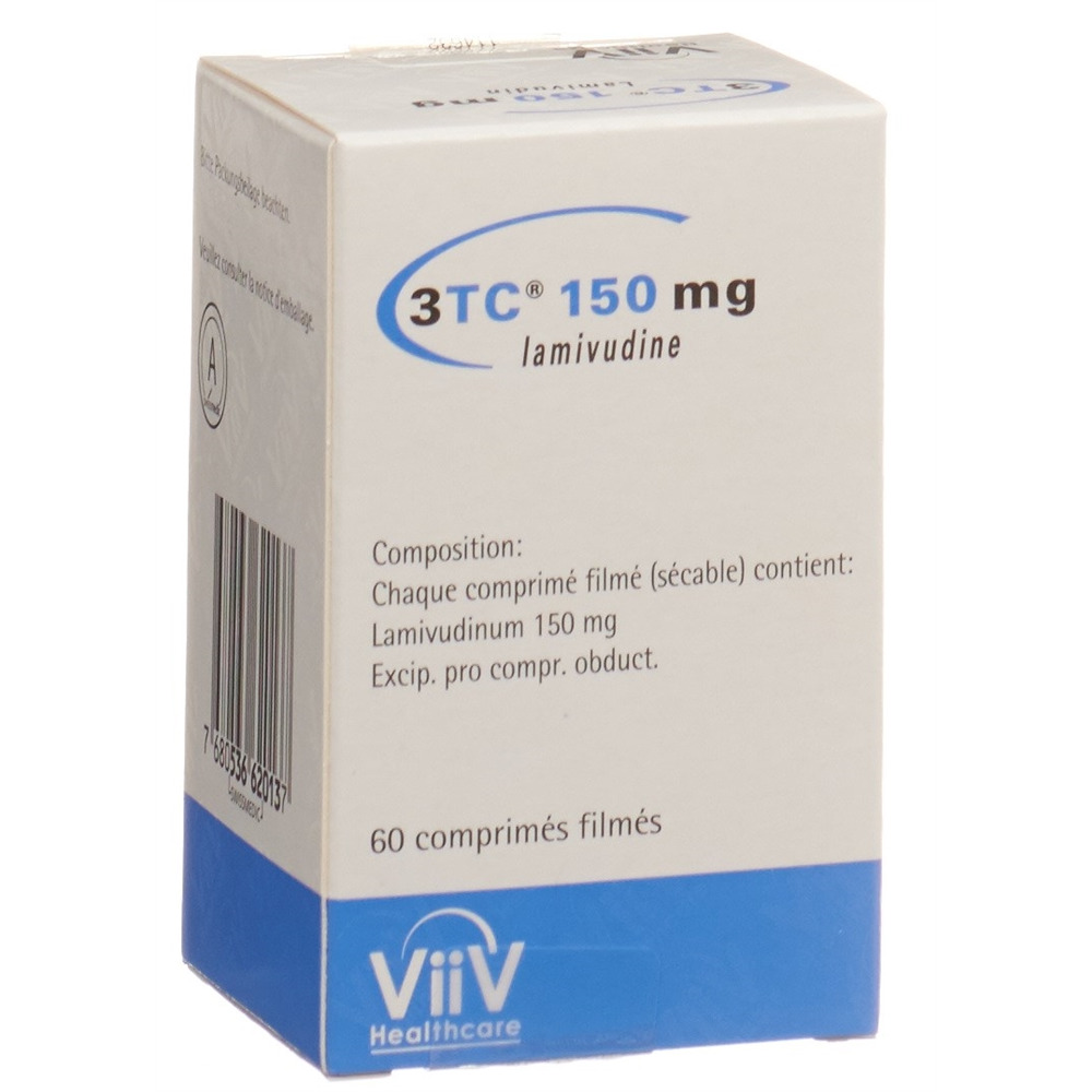 3TC cpr pell 150 mg bte 60 pce, image 2 sur 2