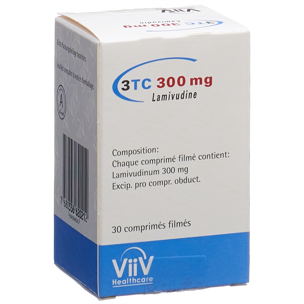 3TC cpr pell 300 mg bte 30 pce, image 2 sur 2