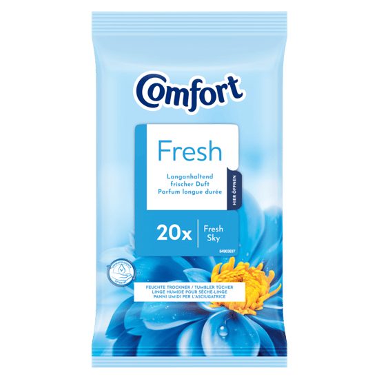 Comfort lingettes séchanted fresh sky 20 pce | Commander en ligne
