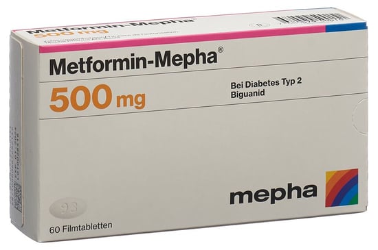 METFORMINE Mepha Filmtabl 500 mg Blist 60 Stk | Online bestellen