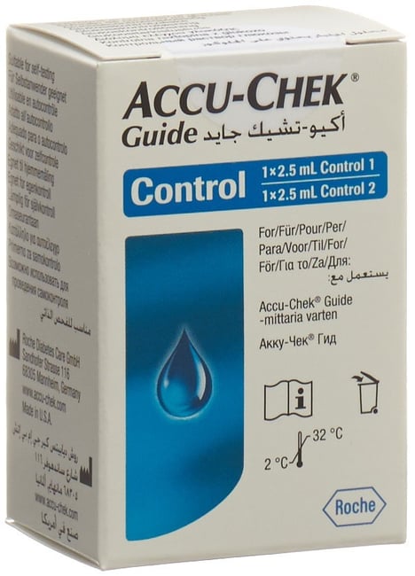 ACCU-CHEK Guide Solution Contrôle Glycémie | 2 x 2.5 ml
