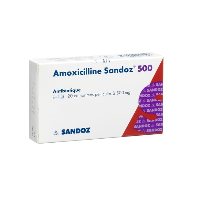 AMOXICILLINE Sandoz Filmtabl 500 mg Blist 20 Stk | Online bestellen