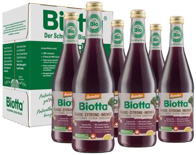 BIOTTA Rande Zitrone Ingwer Demeter Fl 5 dl Online bestellen