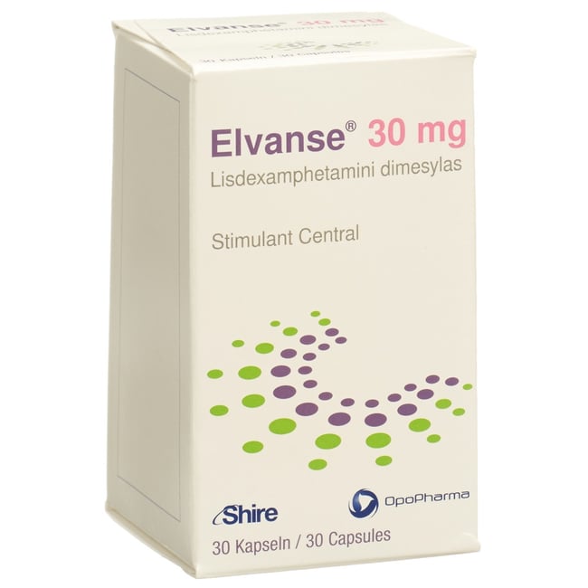 ELVANSE caps 30 mg bte 30 pce Commander en ligne