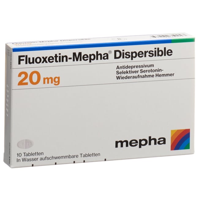 FLUOXETINE Dispersible Tabl 20 mg Blist 10 Stk Online bestellen