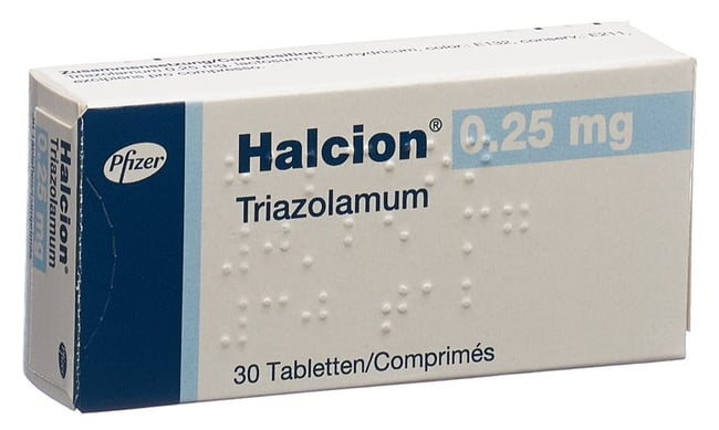 HALCION Tabl 0.25 mg Blist 30 Stk | Online bestellen