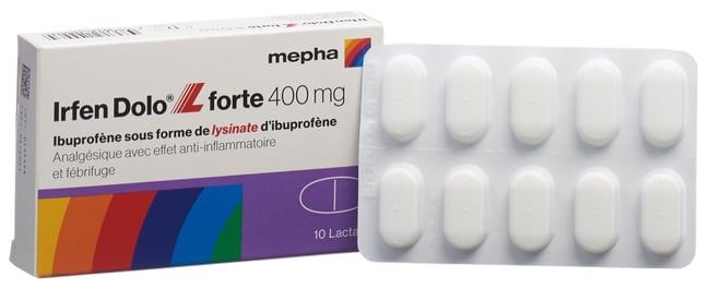 IRFEN L forte Lactab 400 mg blist 10 pce | Commander en ligne