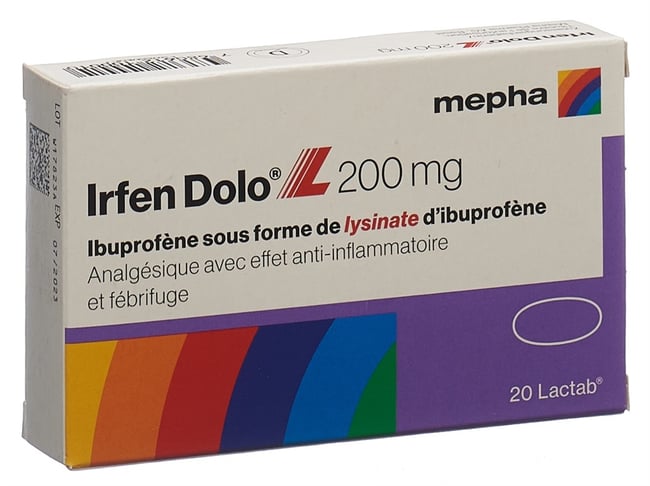 IRFEN L Lactab 200 mg Blist 20 Stk | Online bestellen