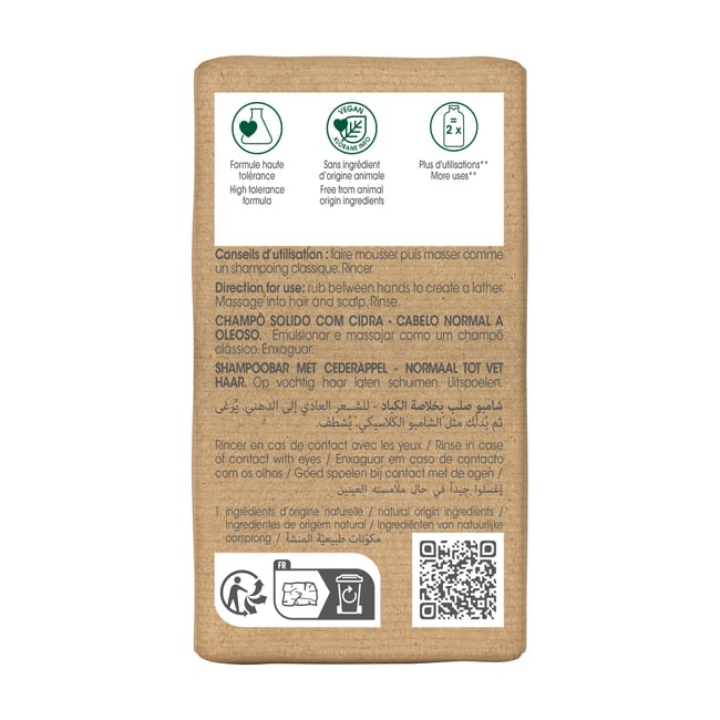 Klorane ShampooBar fest Zedrat 80 g Online bestellen