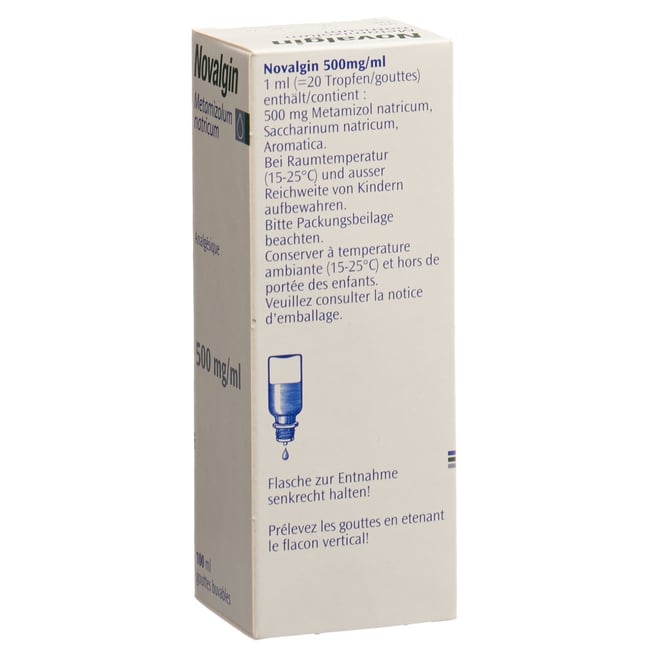NOVALGIN Tropfen 0.5 g/ml Fl 100 ml | Online bestellen