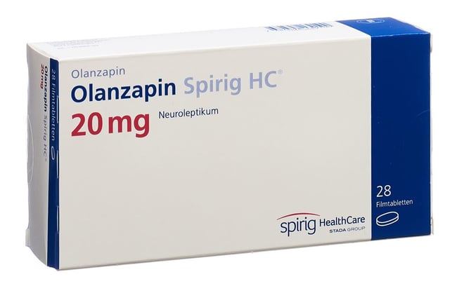 OLANZAPINE Spirig HC Filmtabl 20 mg Blist 28 Stk | Online bestellen