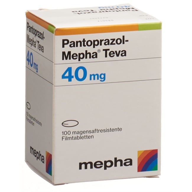 PANTOPRAZOLE Mepha Teva Filmtabl 40 mg Ds 100 Stk | Online bestellen