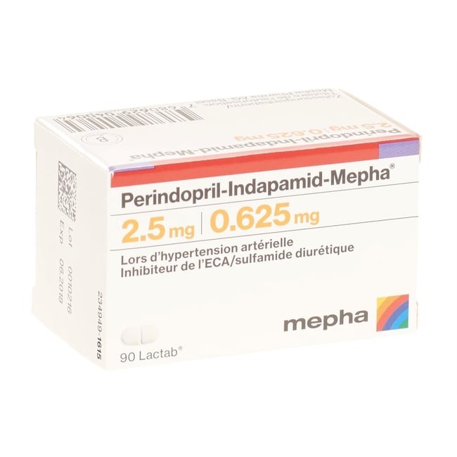 PERINDOPRIL INDAPAMID Indapamid-Mepha Filmtabl 2.5/0.625 mg Ds 90 Stk ...