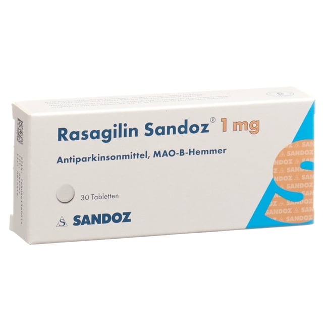 RASAGILINE Sandoz Tabl 1 mg Blist 30 Stk | Online bestellen