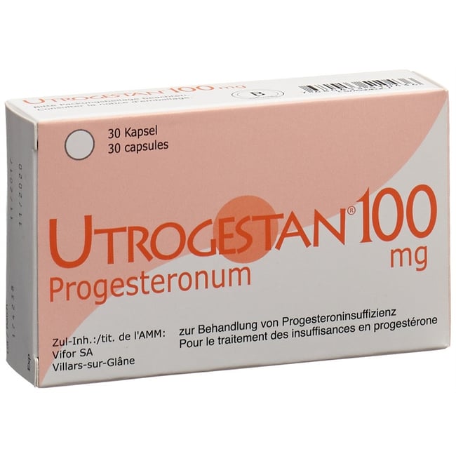 Utrogestan Kaps 100 mg Blist 30 Stk | Online bestellen