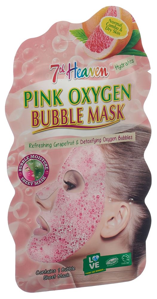 Women's Pink Oxygen Bubble Mask