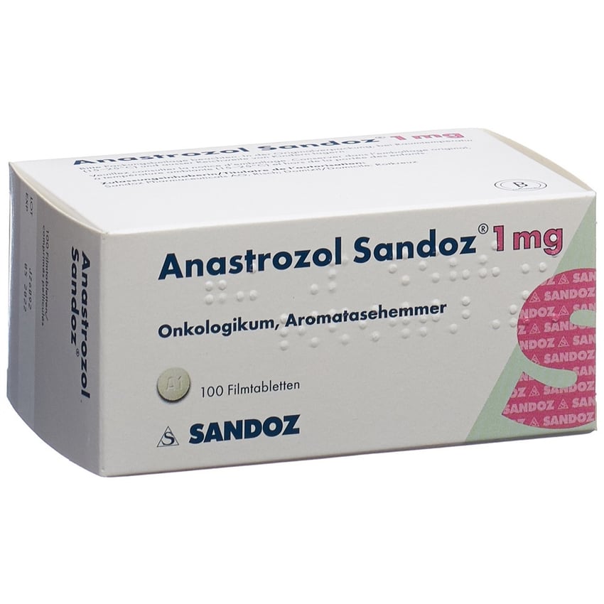 ANASTROZOLE Sandoz Filmtabl 1 mg Blist 100 Stk | Online bestellen