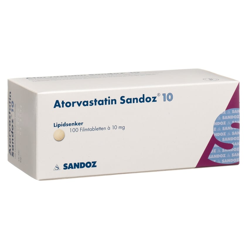 Atorvastatine Sandoz Filmtabl 10 Mg Blist 100 Stk Online Bestellen