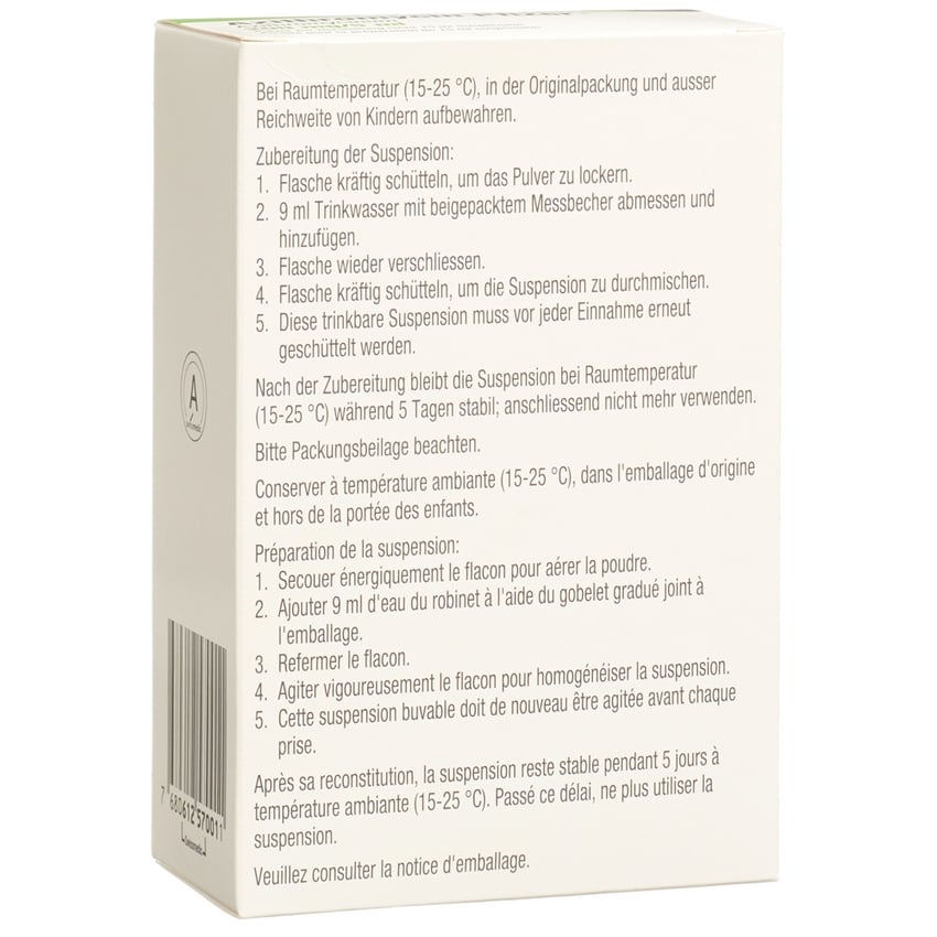 AZITHROMYCINE Pfizer pdr 200 mg/5ml pour suspension buvable fl 15 ml ...