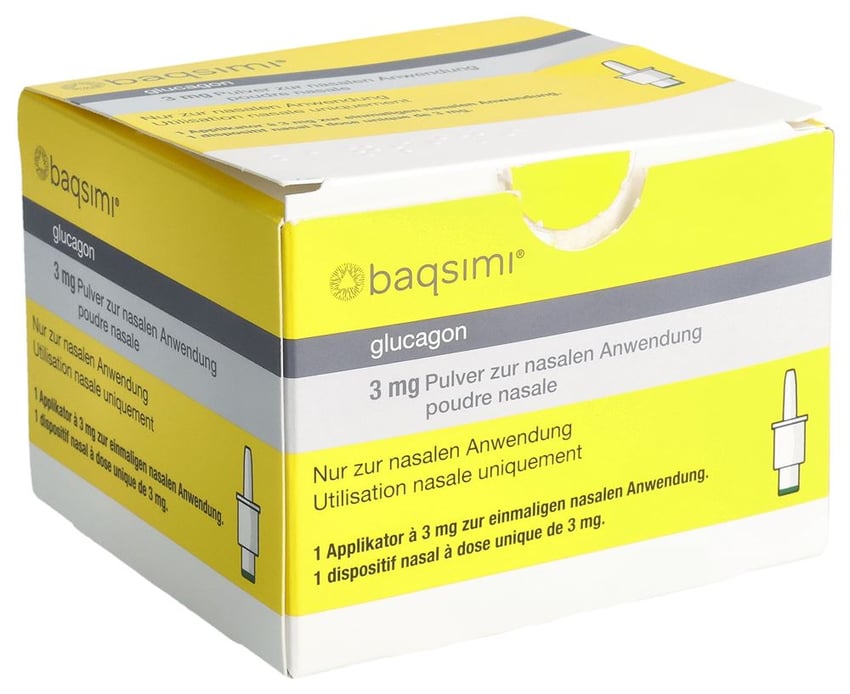 BAQSIMI Nasenspray 3 mg Pulver zur nasalen Anwendung 1 Stk | Online ...