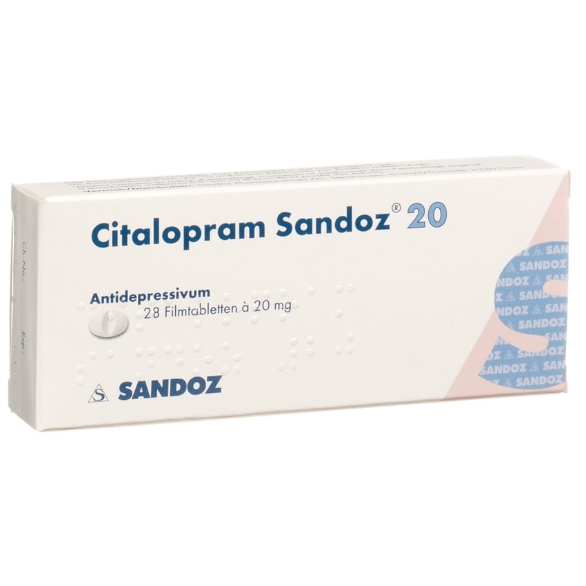 CITALOPRAM Sandoz Filmtabl 20 mg Blist 28 Stk | Online bestellen
