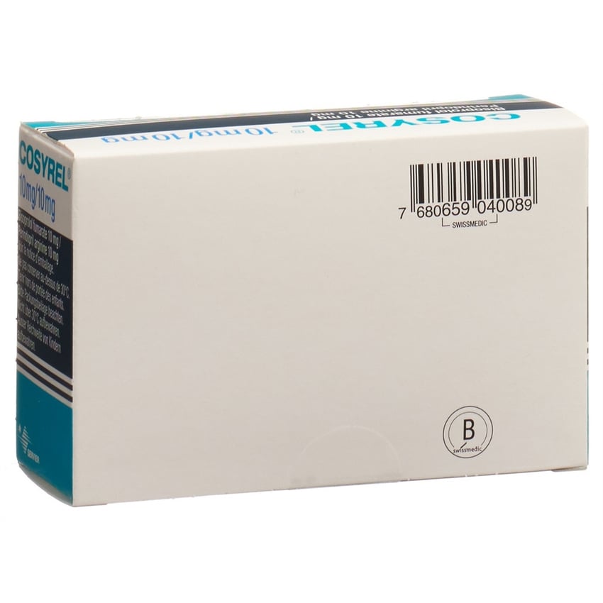 COSYREL cpr pell Bisoprolol fumarate 10mg/Périndopril arginine 10mg bte ...