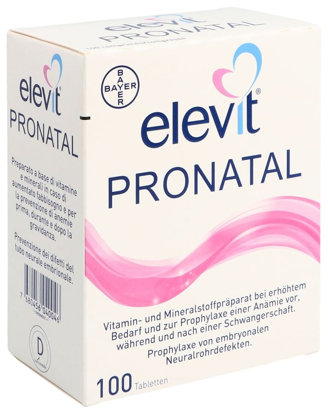 ELEVIT Pronatal Filmtabl Blist 100 Stk | Online bestellen