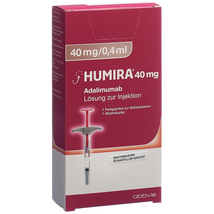 HUMIRA Inj Lös 40 mg/0.4ml Fertigspritze Fertspr 0.4 ml | Online bestellen