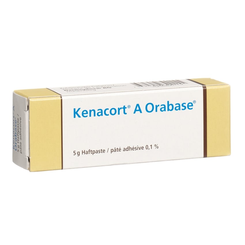 KENACORT A Orabase pâte adhésive pâte 0.1 % tb 5 g | Commander en ligne