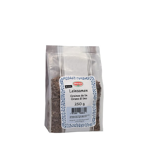 MORGA graines de lin bio demeter sach 250 g | Commander en ligne